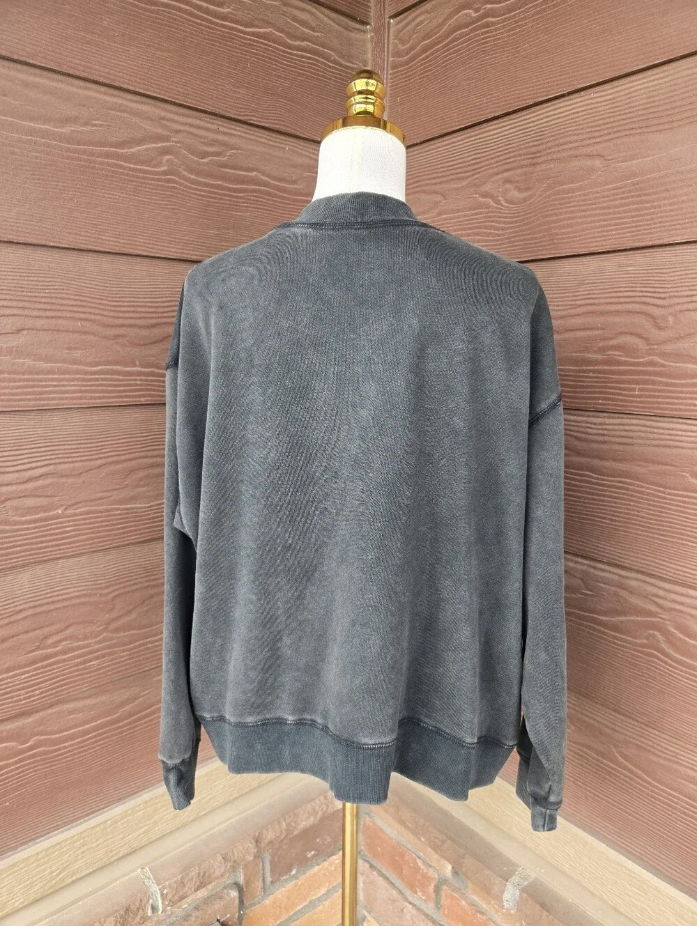 H&M Disney Mickey Mouse Acid Black Sweatshirt Women’s Size Large (Fits S/M) NWOT